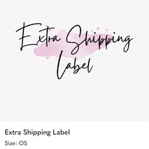 Extra Shipping Label